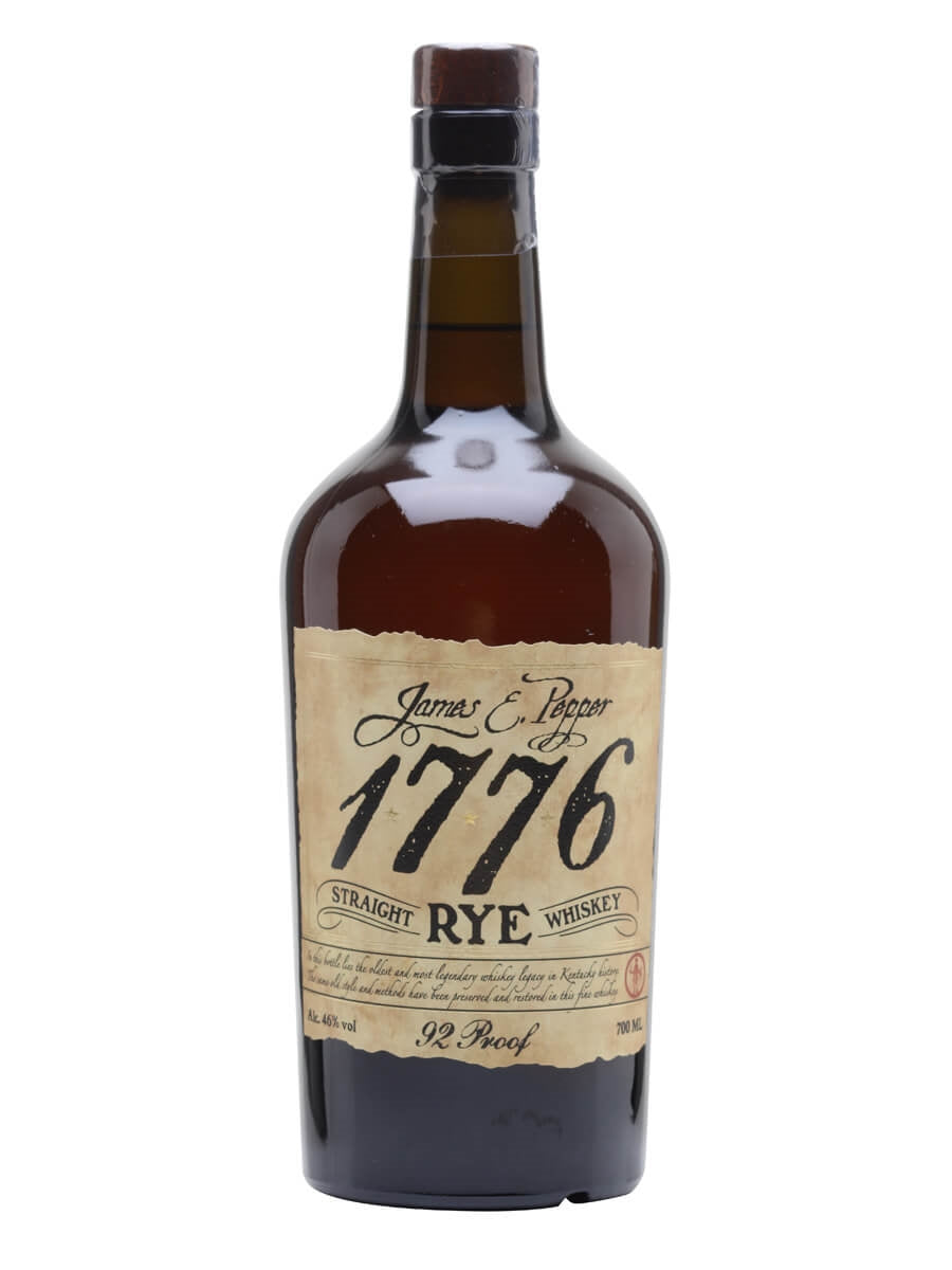 James E Pepper 1776 Rye Bourbon Whiskey